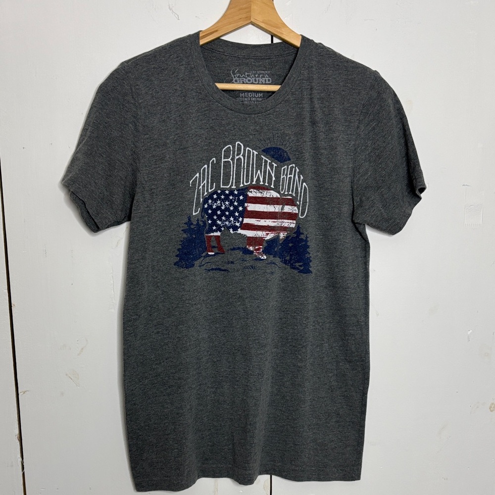 Zac Brown band 2017 welcome home tour tshirt size medium